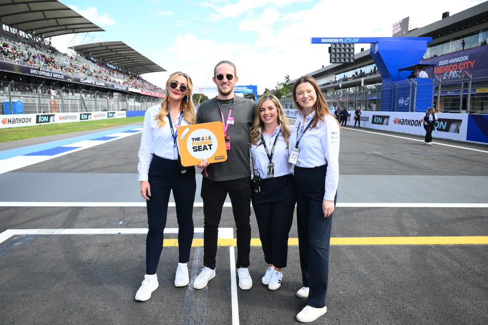 For Darcey Lingley (right), Director of Operations at Formula E, race day is spent hosting VIPs, celebrities and influencers. (Simon Galloway/LAT Images)