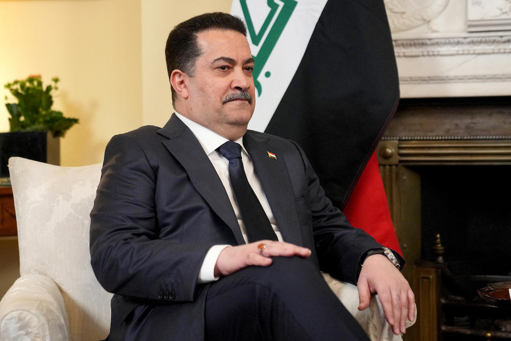 Iraq’s Prime Minister Mohammed Shia Al-Sudani is being sued over unpaid salaries for civil servants in the autonomous region of Kurdistan. (AFP file photo)
