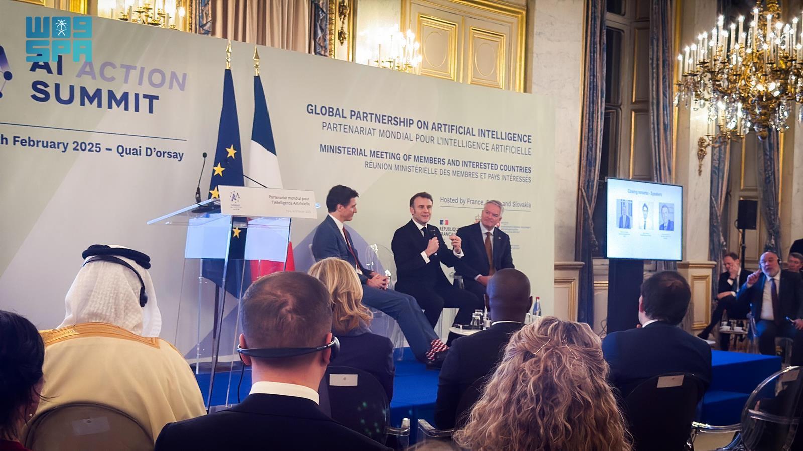 Abdullah Al-Ghamdi remarks came during his speech at a session held on Monday as part of the AI Action Summit, hosted in Paris from Feb. 10–11. (SPA)