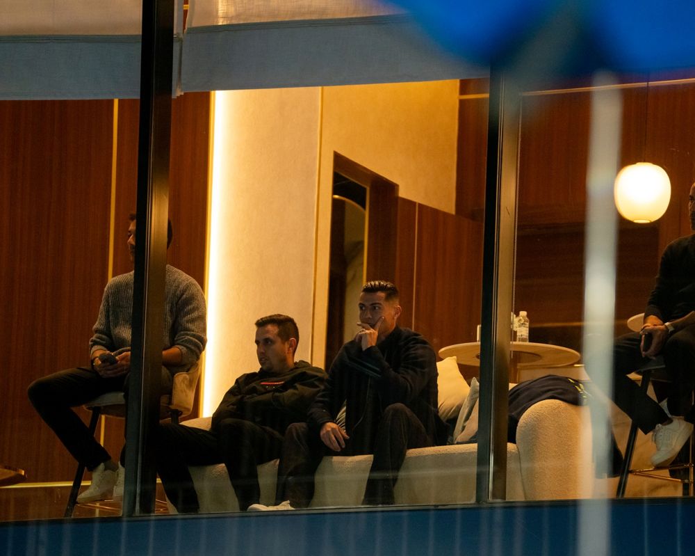 Cristiano Ronaldo was among the spectators at Riyadh Season Premier Padel P1. (Supplied)