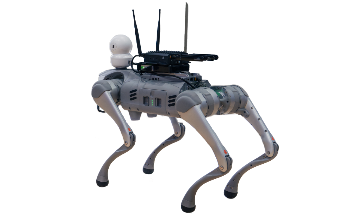 Rocky is equipped with advanced sensors, cameras, and private 5G connectivity, enabling tasks such as factory inspections, remote monitoring, and safety assessments.