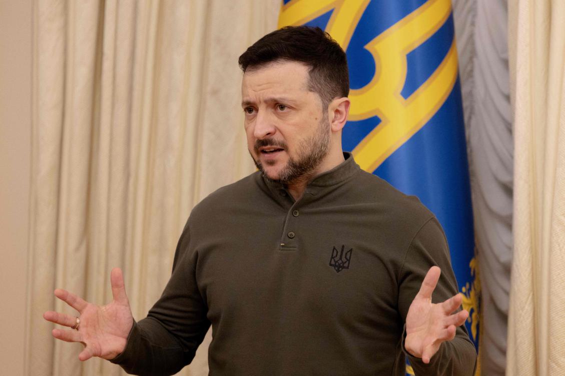 Ukraine’s President Volodymyr Zelensky. (AFP)