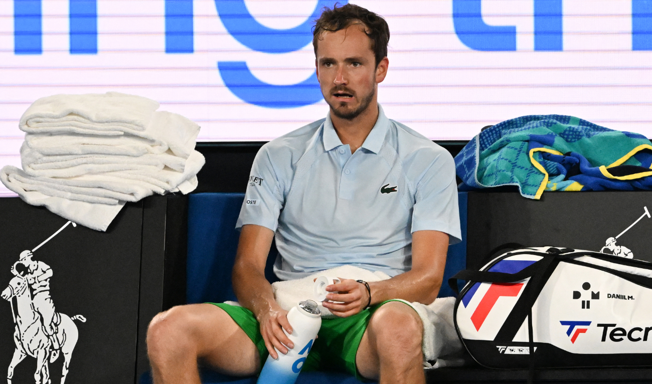 Daniil Medvedev reached his first quarter-final of 2025 in Marseille on Thursday. (AFP/File)