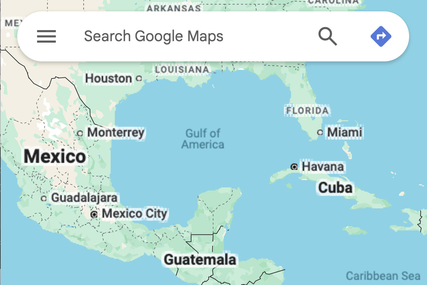 Bristling at ‘Gulf of Mexico’ name change on maps, Mexico threatens to sue Google