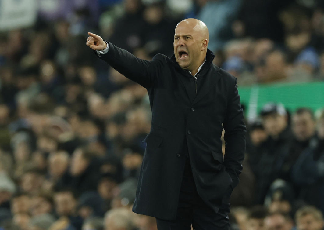 Arne Slot admitted “emotions got the better of me” after he was shown a red card following Liverpool’s fiery 2-2 Premier League draw against neighbors Everton in midweek. (REUTERS)