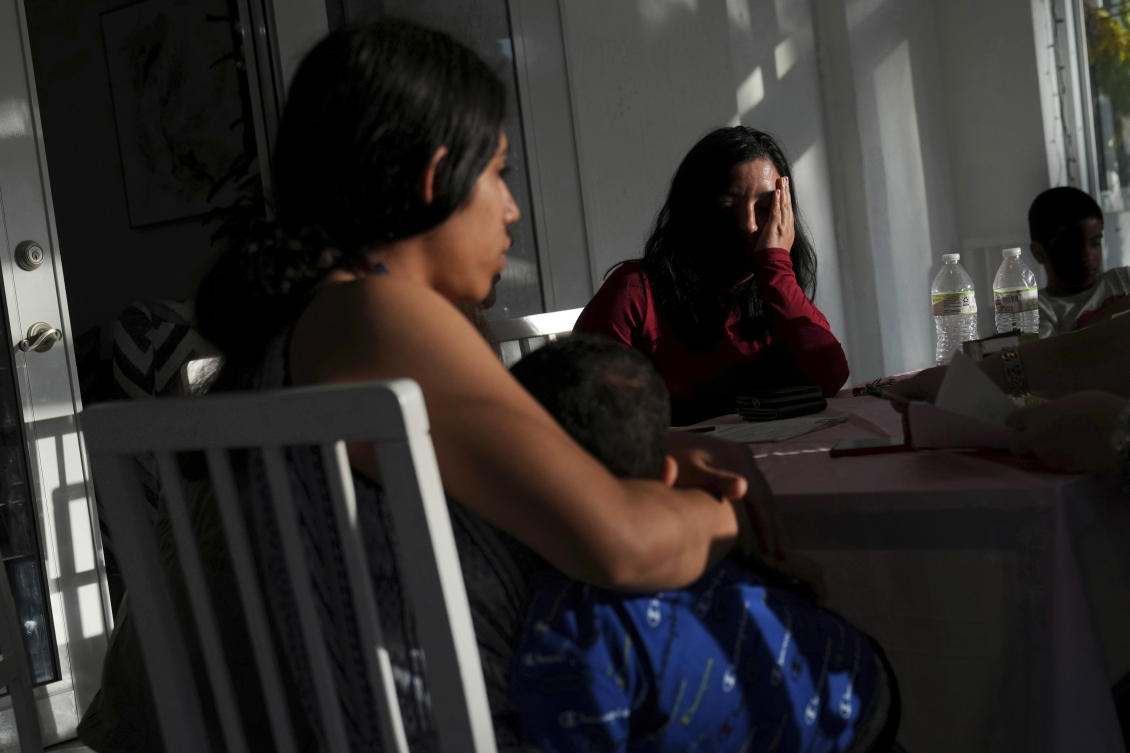 Trump has terminated programs that had allowed immigrants a legal entrance to the US and has said all immigrants without authorization should leave. (AP)
