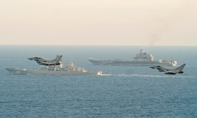 Britain said on Saturday it had tracked in recent days six Russian naval and merchant ships carrying ammunition used in the Syrian Arab Republic as they sailed through the Channel. (Reuters/File)