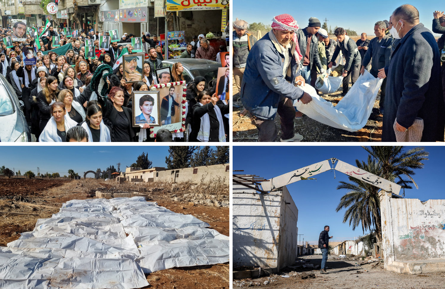 Over the course of Syria's 13-year civil war, countless people were killed, displaced, or disappeared by the Assad regime and its militia allies, fueling impatient calls for justice. (AFP photos)