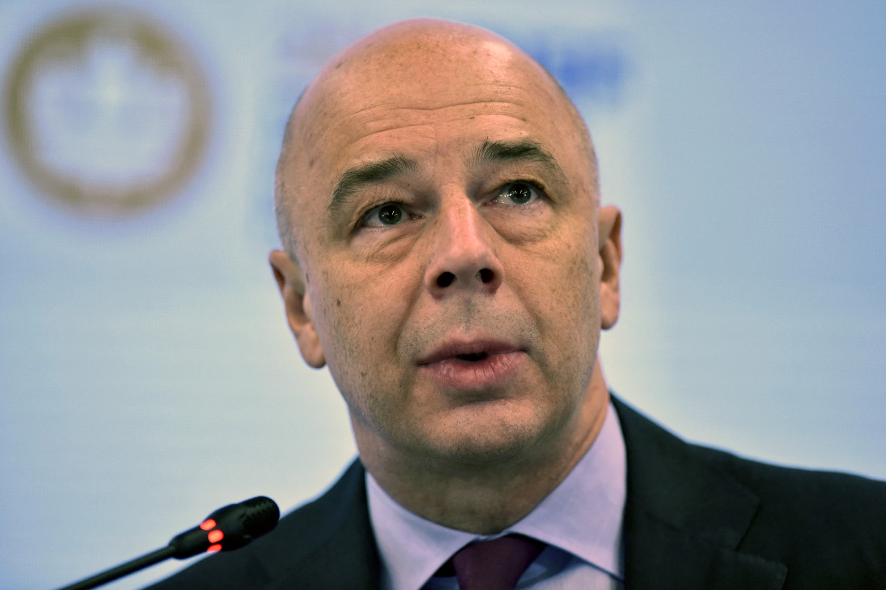 Russian Finance Minister Anton Siluanov attends a session of the Saint Petersburg International Economic Forum (SPIEF) in Saint Petersburg on June 16, 2022. (AFP)