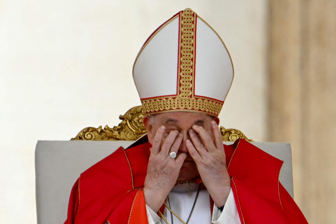 Despite his health issues – which include knee pain and his reliance on a wheelchair – the pope keeps a very busy schedule and has said he has no current plans to slow down. (AFP)