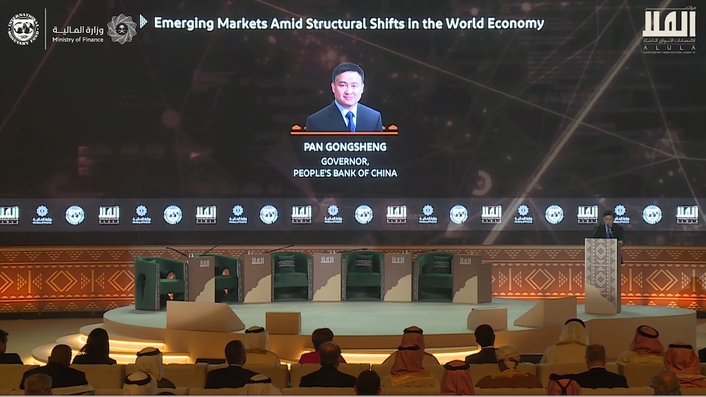 China’s central bank governor highlights key challenges for emerging markets at AlUla conference