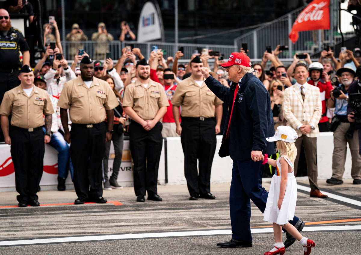 Trump attends the Daytona 500 and says the spirit of NASCAR will ‘fuel America’s Golden Age’