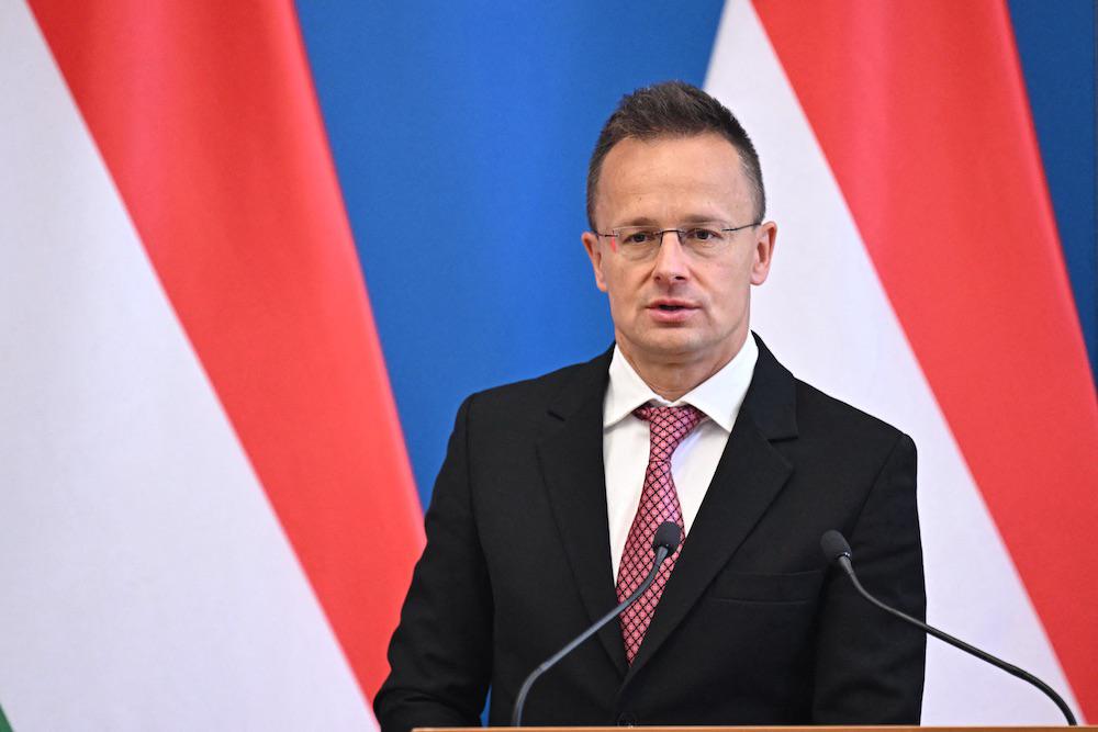Hungary’s foreign minister Peter Szijjarto told a press briefing that ‘pro-war, anti-Trump, frustrated European leaders are gathering to prevent a peace agreement in Ukraine.’ (AFP file photo)