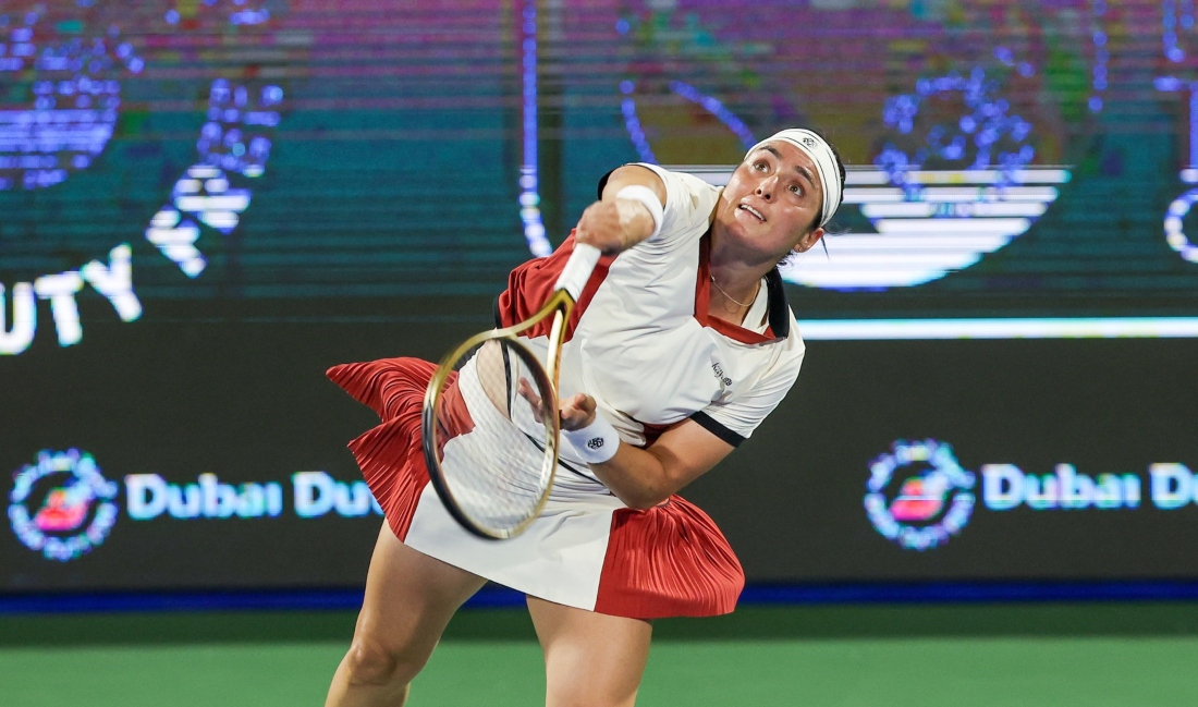 Arab star Ons Jabeur fights through pain, but comes up short against Peyton Stearns in Dubai