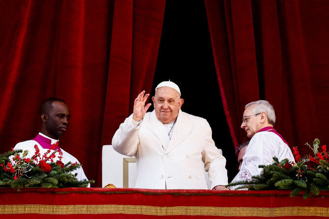 Pope Francis, who was admitted to hospital last week, is suffering from pneumonia in both lungs and the 88-year-old's clinical situation remains "complex", the Vatican said Tuesday. (Reuters/File)