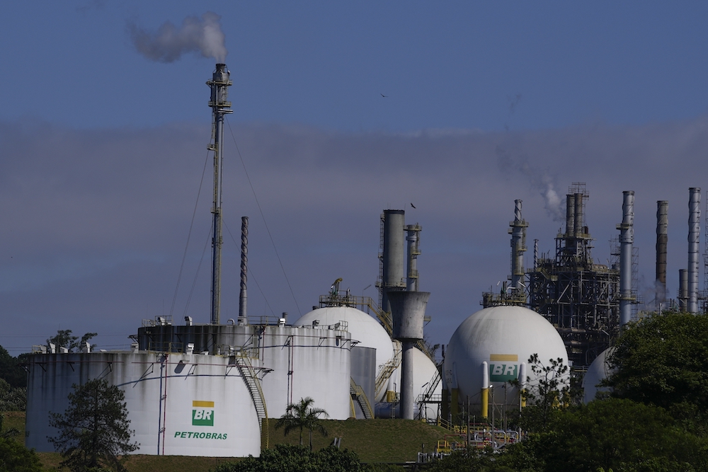 Capuava oil refinery owned by Petrobras sits in Maui, on the outskirts of Sao Paulo, Brazil. File/AP