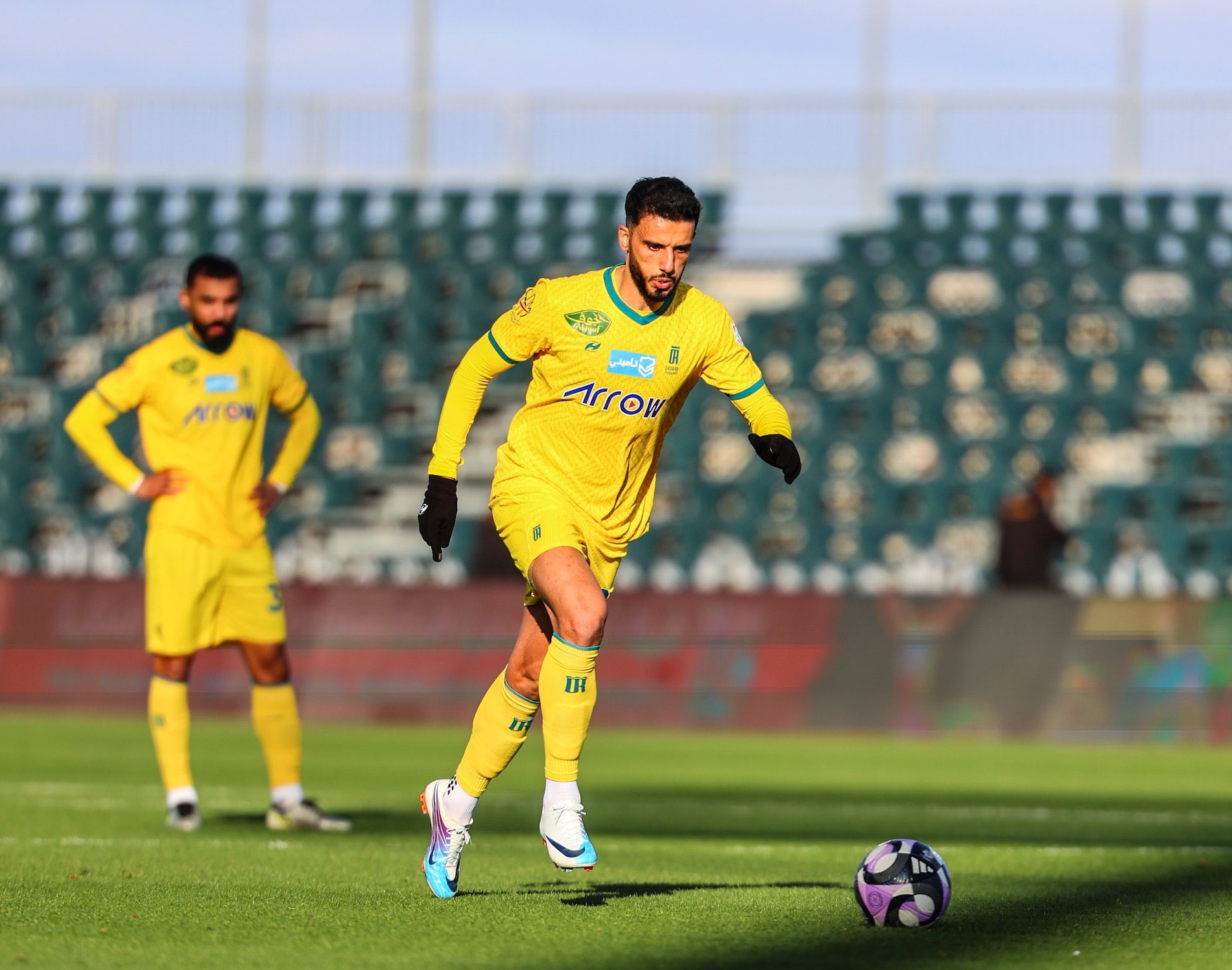 Al-Somah drew blanks as Al-Orobah failed to find the net in a 0-0 draw with Al-Taawoun and a 2-0 loss to Al-Ahli (X/@omaralsomah)
