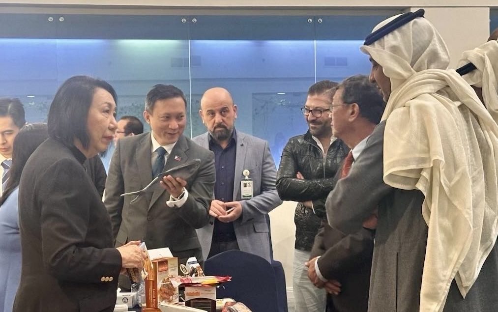 A Philippine business delegation visits Riyadh on Feb. 12, 2025 to study to the Saudi market during a trade mission organized by Department of Trade and Industry and Department of Agriculture. (Philippines Embassy in Jordan)