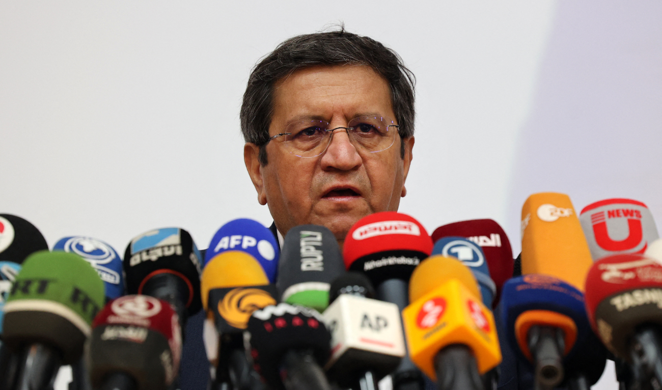 Economy Minister Abdolnaser Hemmati. (AFP/File)