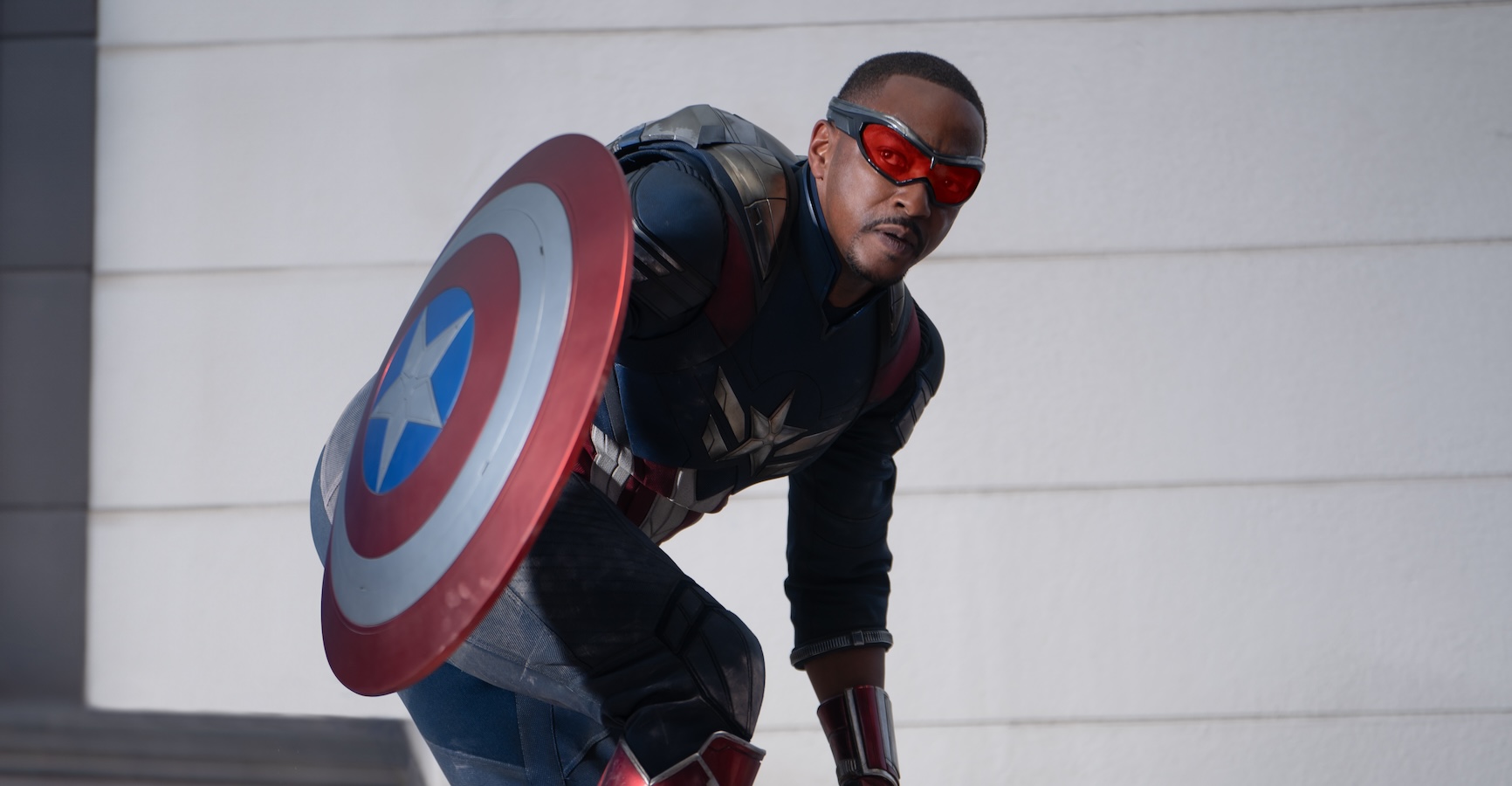 Anthony Mackie as Sam Wilson - Captain America. (Supplied)
