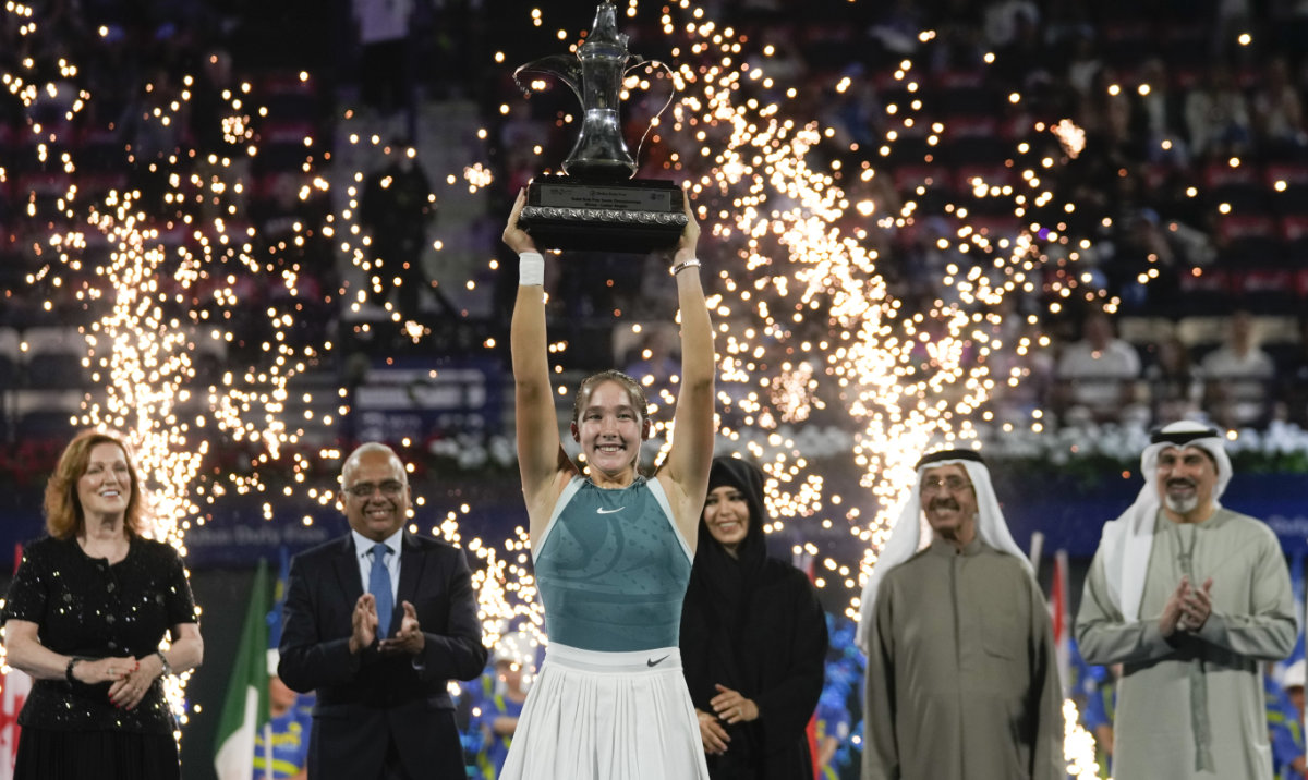 Inspired Andreeva, 17, bags Dubai title, makes WTA history