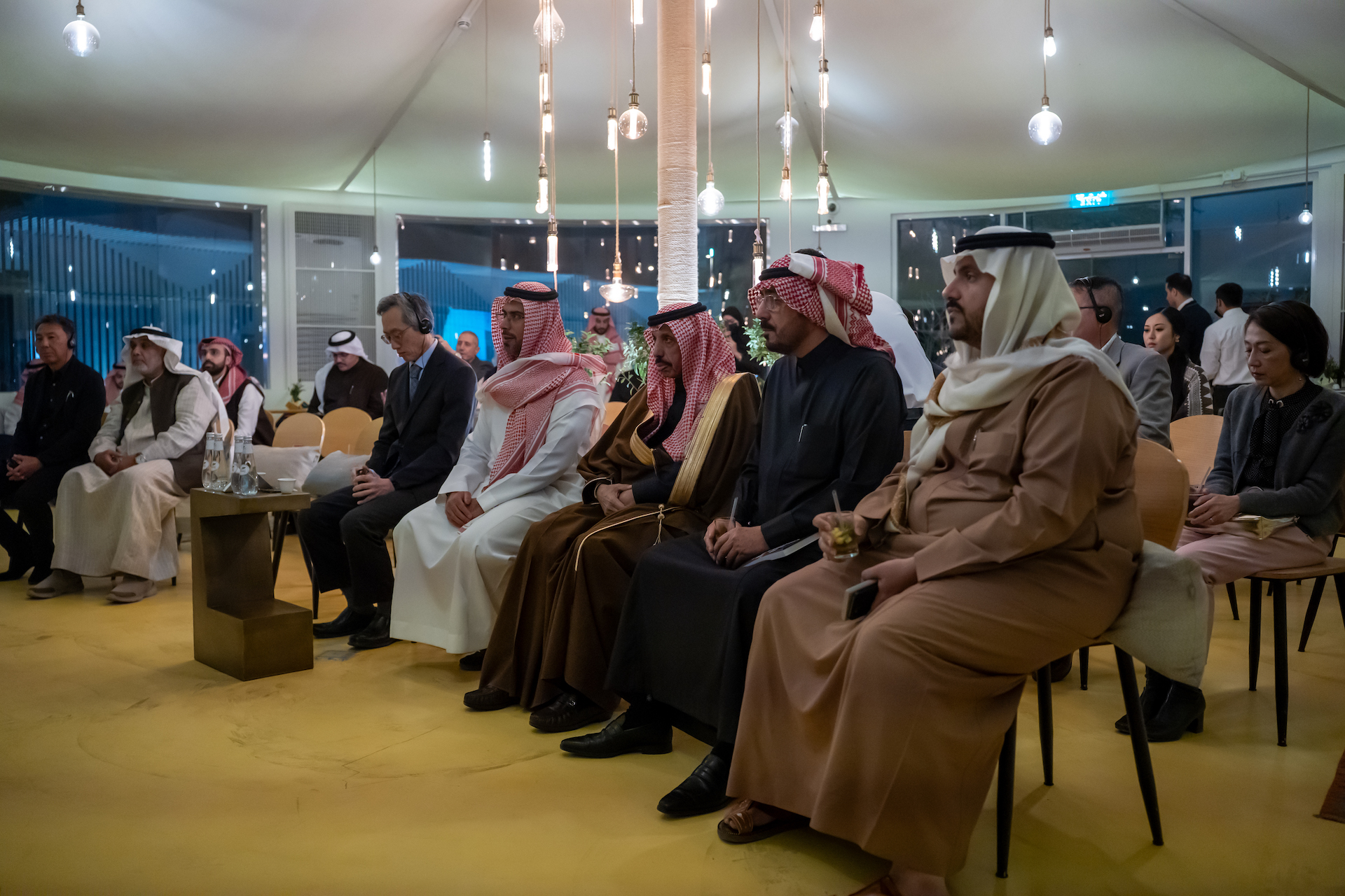 Guests at Dr. Khalid Al-Rashoud's book “Descendants of the Samurai” releasing in Riyadh (AN photo by Loai Elkelawy)