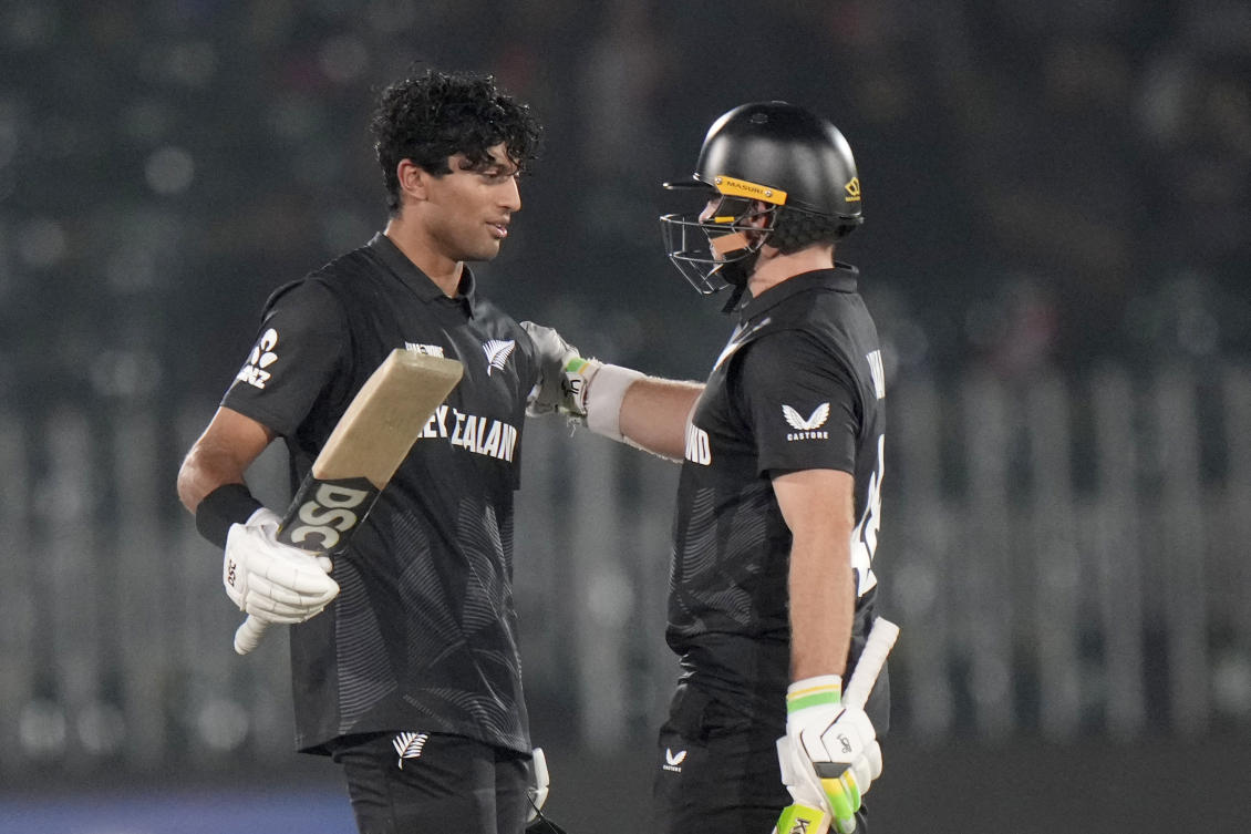 Rachin Ravindra ton powers New Zealand into semis, hosts Pakistan out