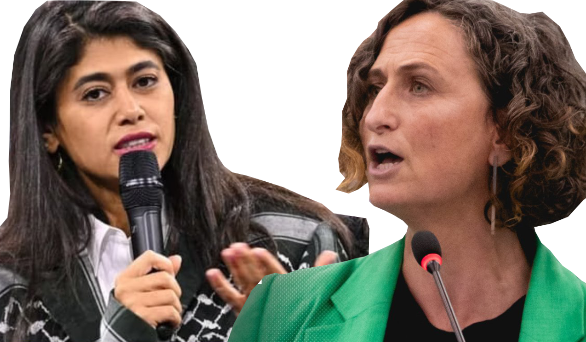 Rima Hassan (L) and Lynn Boylan. (Supplied)