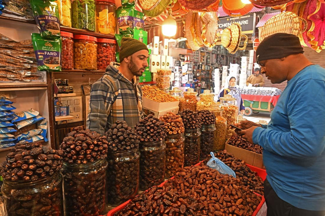 Different regions in the Kingdom are renowned for specific types of dates, each with its distinctive flavor and characteristics. (FILE/AFP)