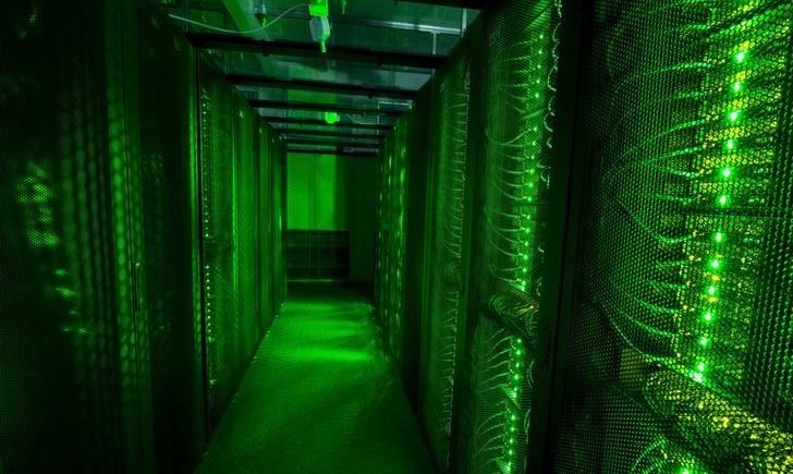 Servers for data storage are seen in Hafnarfjordur, Iceland, Aug. 7, 2015. (Reuters)