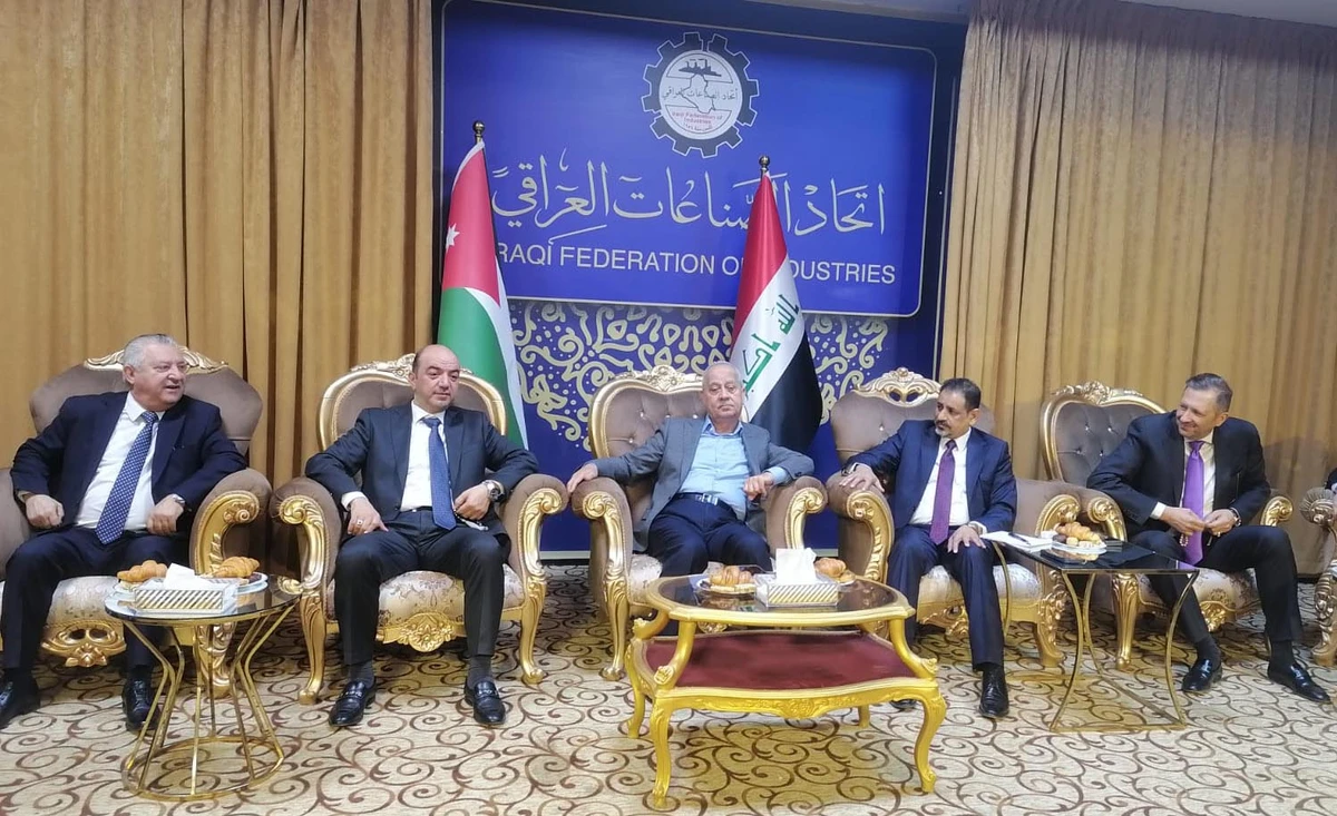 A Jordanian delegation arrived in Baghdad on Saturday to bolster economic cooperation and explore new opportunities in the Iraqi market, with a focus on expanding Jordanian exports. (Jordan News Agency)