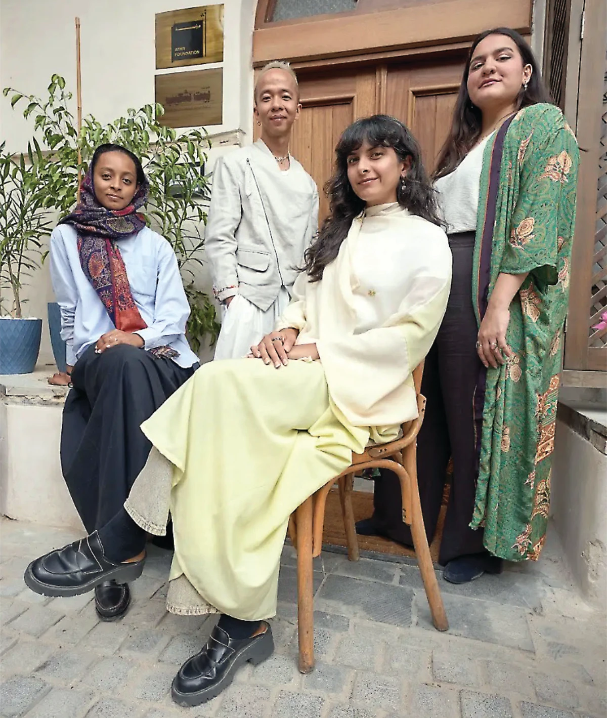 Artists from diverse backgrounds explored the theme of movement and transformed Bait Shouaib into an active participant in their creative process. (Supplied)