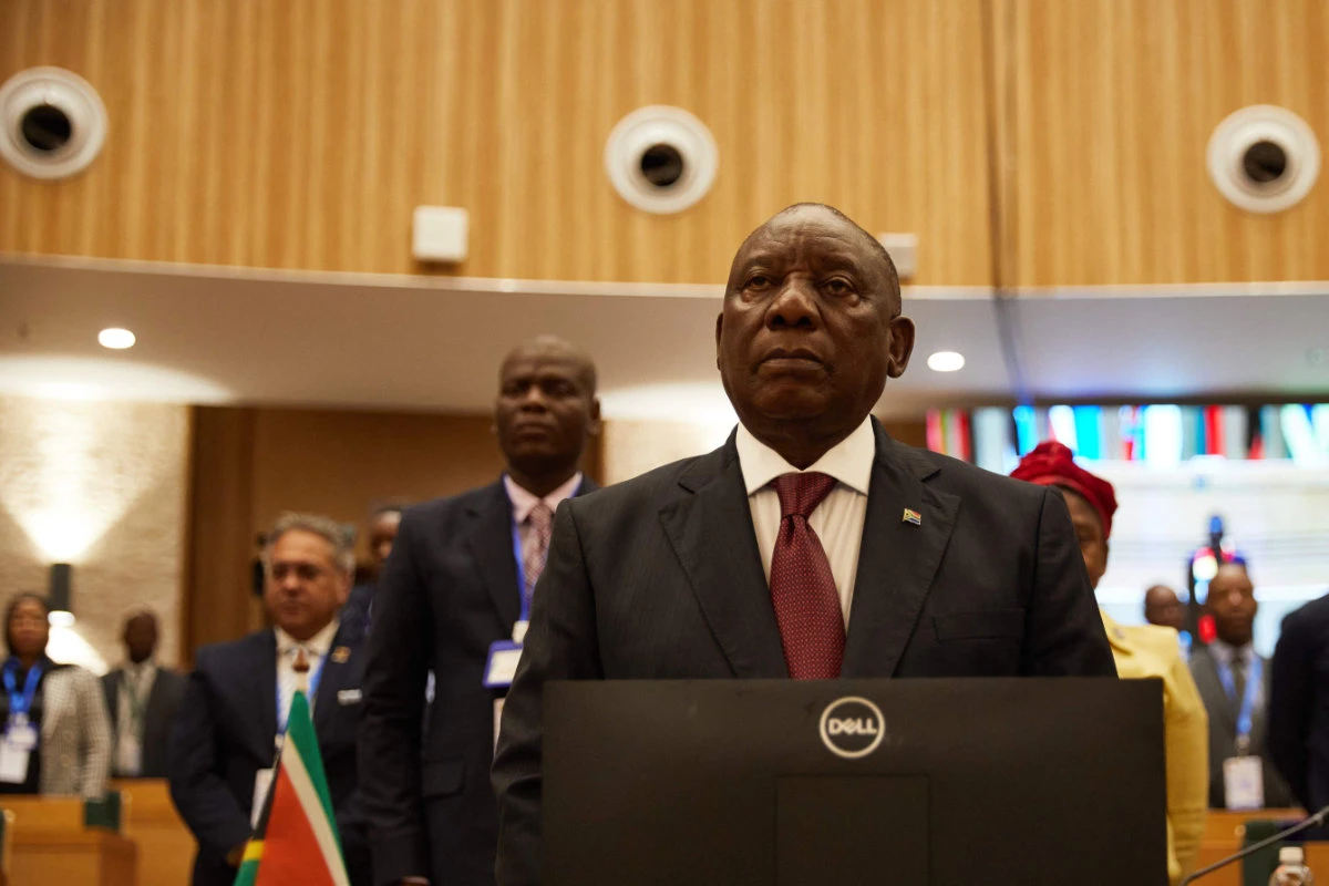 South African President Cyril Ramaphosa has said he looked forward to working with Trump’s administration. (AFP)