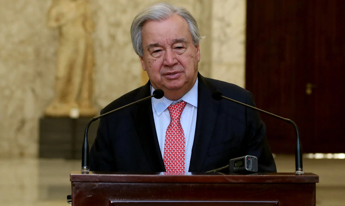 UN Secretary-General Antonio Guterres. (AFP)