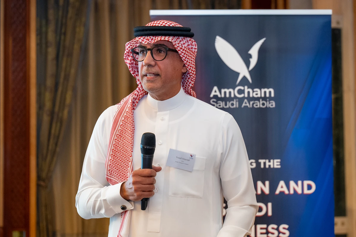 Jeddah Transport Co. CEO Yousef Al-Sayegh outlined the company’s history and operations, focusing on public transportation, transit-oriented development, and sustainable urban mobility. (Supplied)