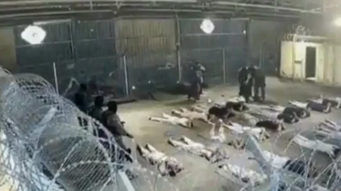 An Israeli soldier who was found to have struck Palestinian detainees while they were restrained and blindfolded has been sentenced to seven months in jail by an Israeli military court. (Screenshot)