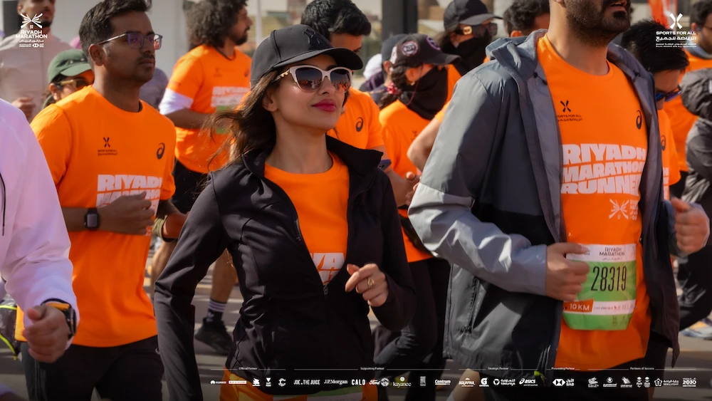More than 40,000 people of all ages and abilities took part in the 2025 edition of the Riyadh Marathon at the weekend, staged by the Saudi Sports for All Federation. (X/@Saudi_SFA)