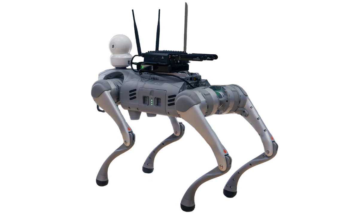 Rocky is equipped with advanced sensors, cameras, and private 5G connectivity, enabling tasks such as factory inspections, remote monitoring, and safety assessments.