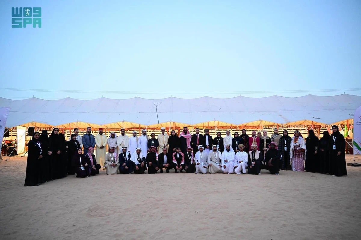 Joint GCC Youth Work Camp, hosted by Saudi Arabia in AlUla and organized by Ministry of Sport, brought together young people from GCC countries, Jordan, and Morocco. (SPA)