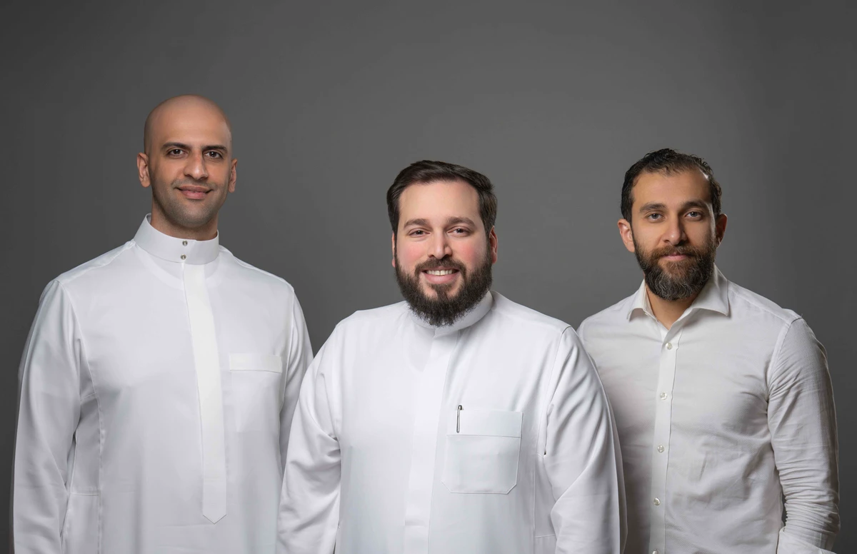 Co-founders of lite Fahad Anteet, Mohamed Faheem, and Soliman Aldukhil.