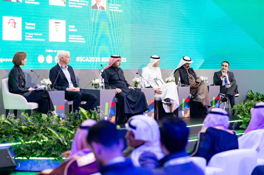 A session in progress at the 13th edition of Big 5 Construct Saudi at Roshn Front, Riyadh. Supplied