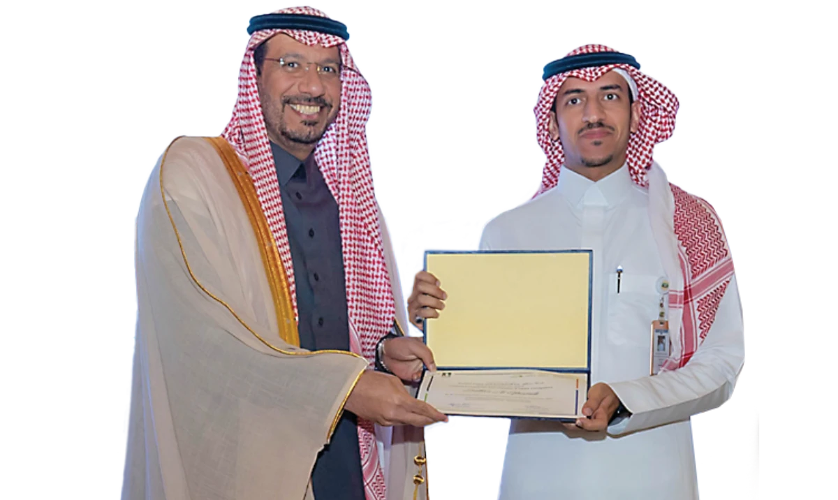 Sultan Alghamdi, chief legal and GRC officer, and board secretary at SADAFCO, accepted the award.