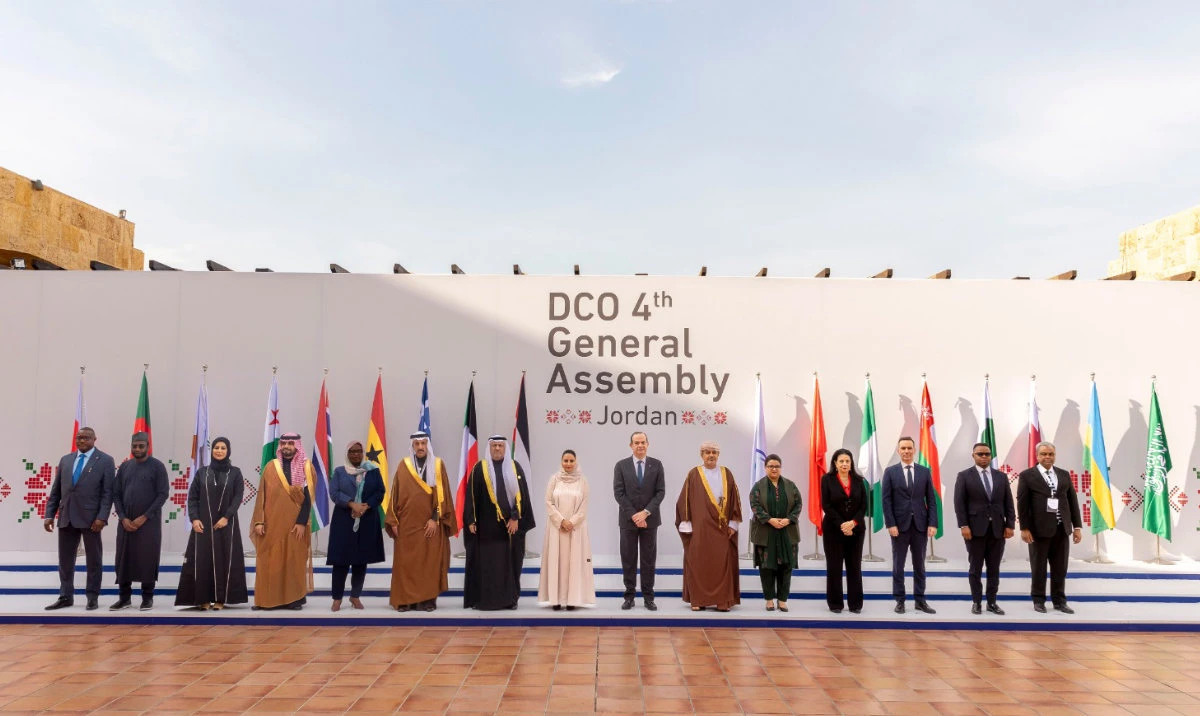 Representatives of member states of the DCO are pictured at its 4th General Assembly in Amman, Jordan. (Supplied)
