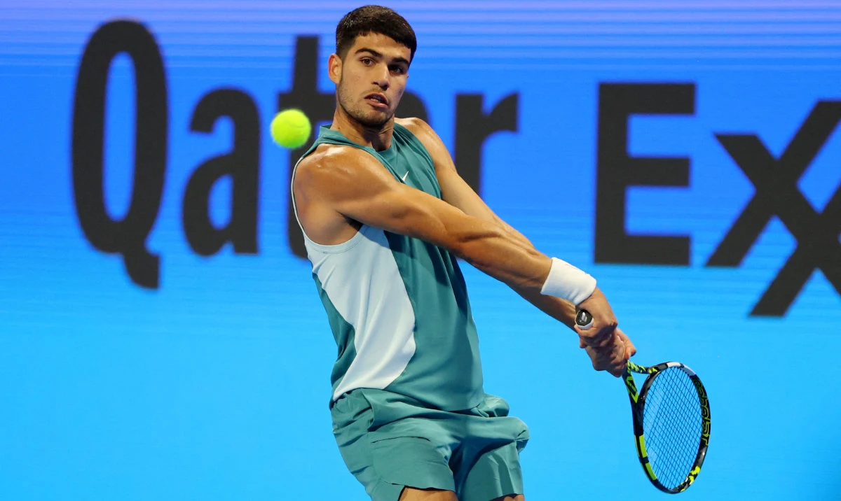 Alcaraz needs three sets to oust Luca Nardi at Qatar Open