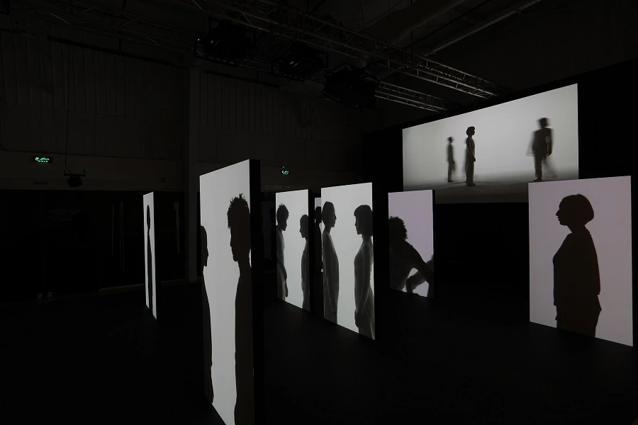 Sarah ‘Brahim's 'Soft Machines Far Away Engines.' (Courtesy of Canvas and the Diriyah Biennale Foundation)