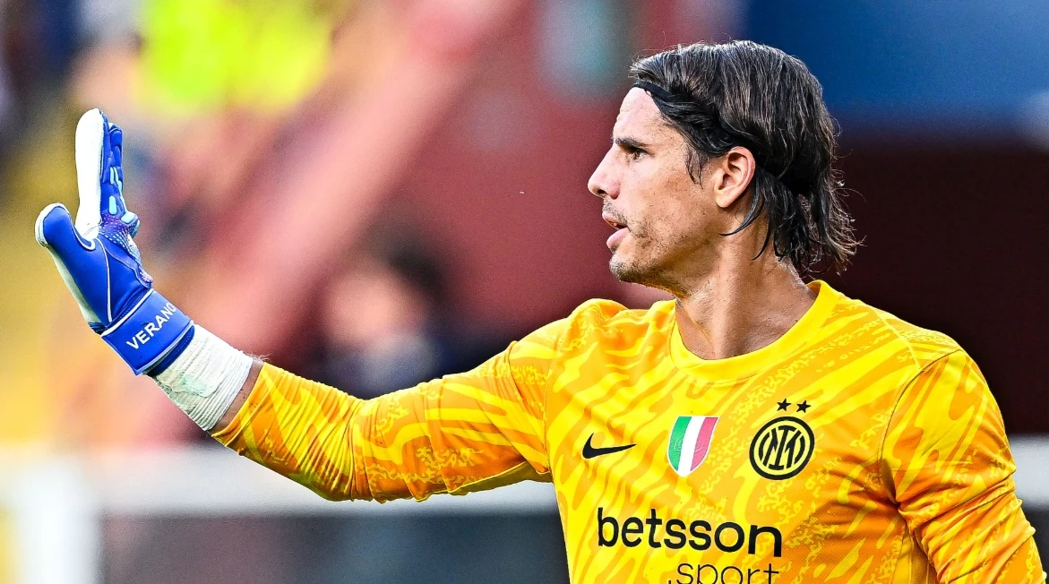 Inter Milan goalkeeper Yann Sommer has a broken right thumb ahead of key games in Serie A and the Champions League. (X/@gdh_spor)