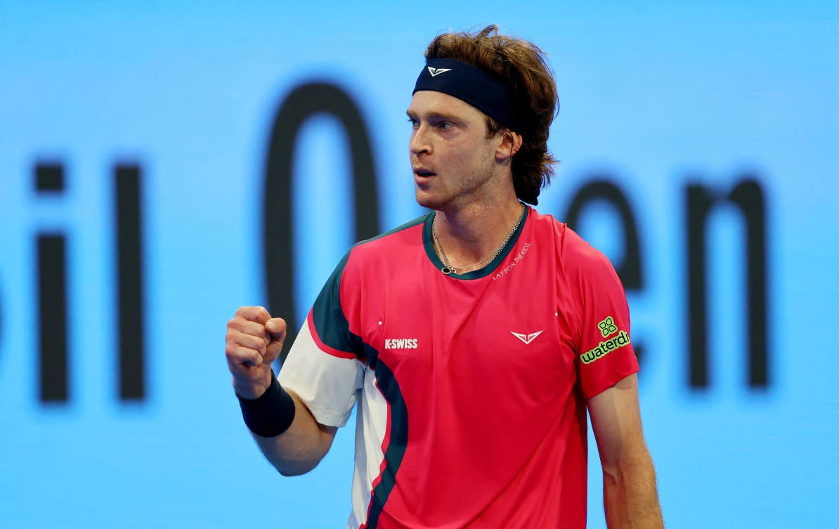 Rublev needs 8 match points to beat De Minaur in Qatar Open quarterfinals
