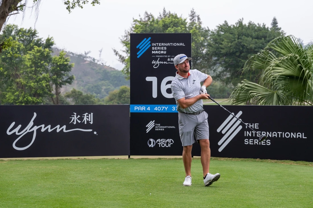 Graeme McDowell of Northern Ireland during the 2024 International Series Macau. (Graham Uden/Asian Tour)