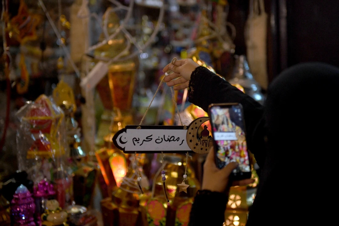 Preparations for Ramadan begin weeks in advance, as decorating homes for the holy month has become a cherished tradition. (AFP)