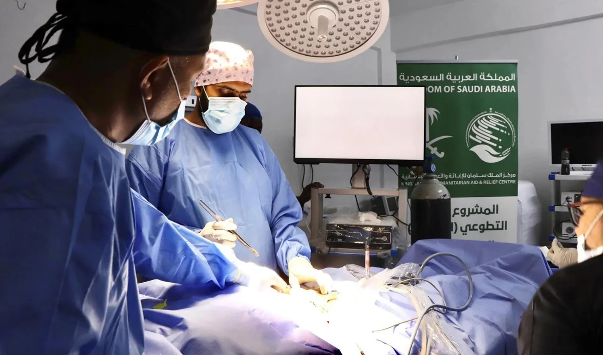 The Saudi aid agency KSrelief carried out a volunteer medical project for general surgery in Port Sudan, Sudan. (SPA)